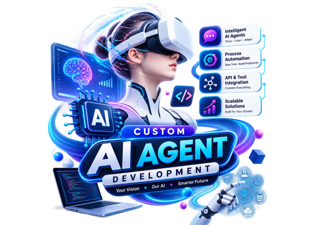 Custom AI agent development company in India building bespoke automation for a specific business process
