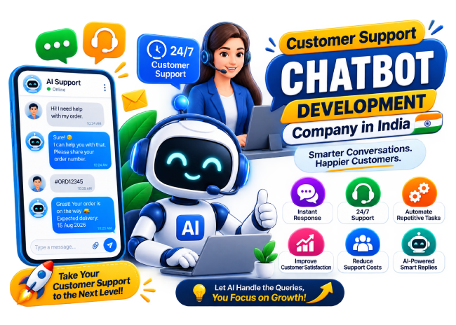 Customer support dashboard showing an AI chatbot resolving a ticket and escalating another to a human agent