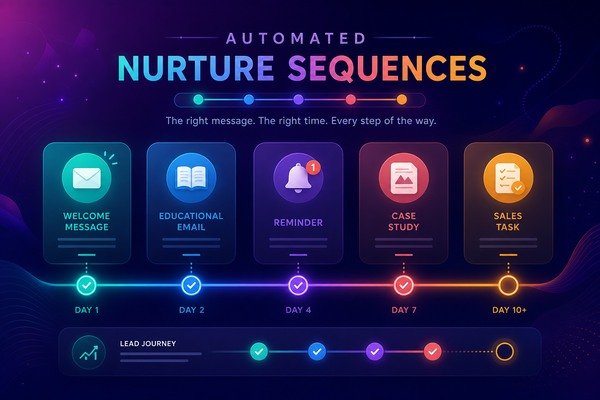 Automated Nurture Sequences - Lead Generation Automation Development Company in India