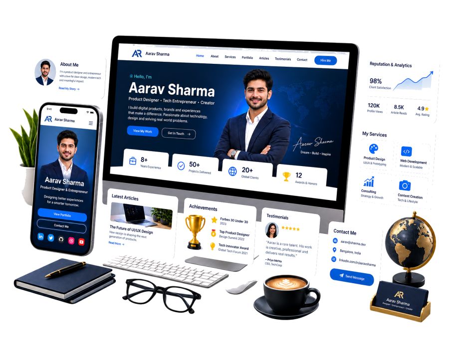 Personal Website Development Company in India
