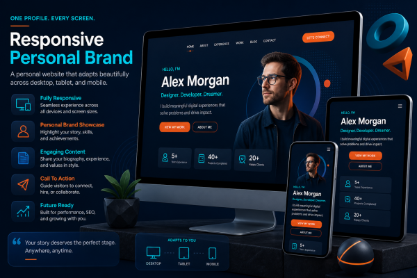 Responsive Personal Website Design
