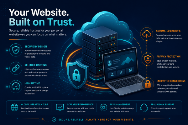 Secure and Reliable Personal Website Hosting