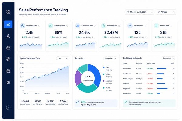 Sales Performance Tracking - Sales Automation Development Company in India