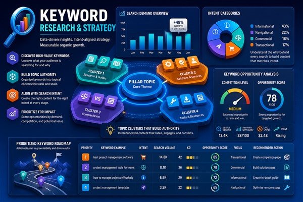 Keyword Research and Strategy - SEO Company in India