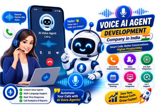 Voice AI agent handling a live phone call with speech-to-text conversation display