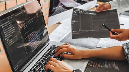 Seven Web Tech's Third Step in Web Designing Process is Website Design and Development